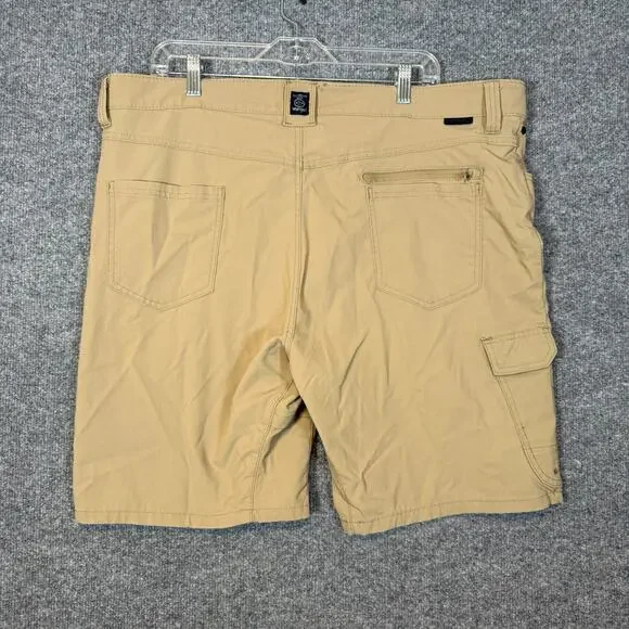 Wrangler ATG‎ Shorts Mens 42 Beige Pockets Fishing Hiking Outdoor Performance - Picture 5 of 8